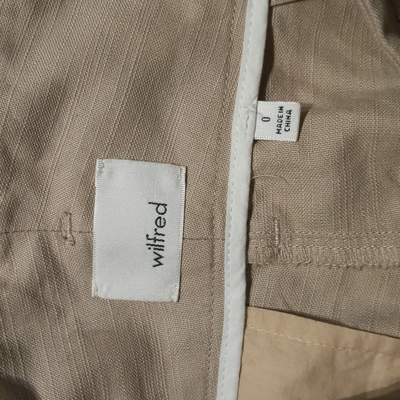 Aritzia Wilfred Marne Paperbag Linen Shorts - Picture 4 of 6